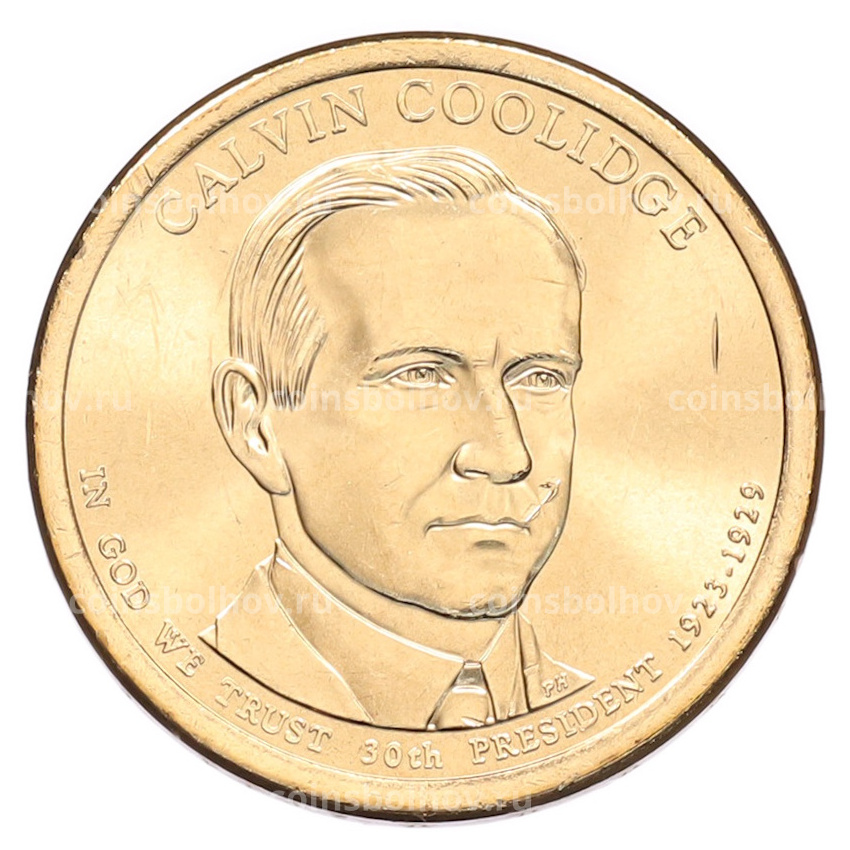 Монета 1 доллар 2014 года (Р) США «30-й президент США Калвин Кулидж»