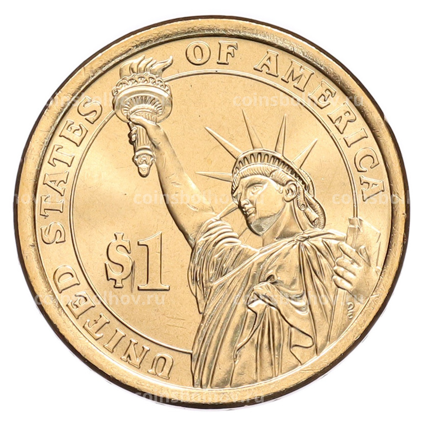 Монета 1 доллар 2014 года (Р) США «30-й президент США Калвин Кулидж» (вид 2)