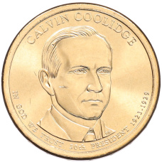 Монета 1 доллар 2014 года (Р) США «30-й президент США Калвин Кулидж» (аверс)