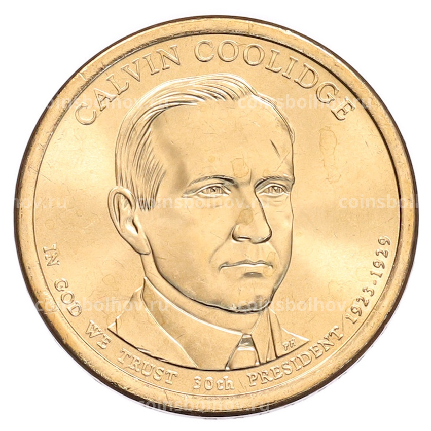 Монета 1 доллар 2014 года (Р) США «30-й президент США Калвин Кулидж»