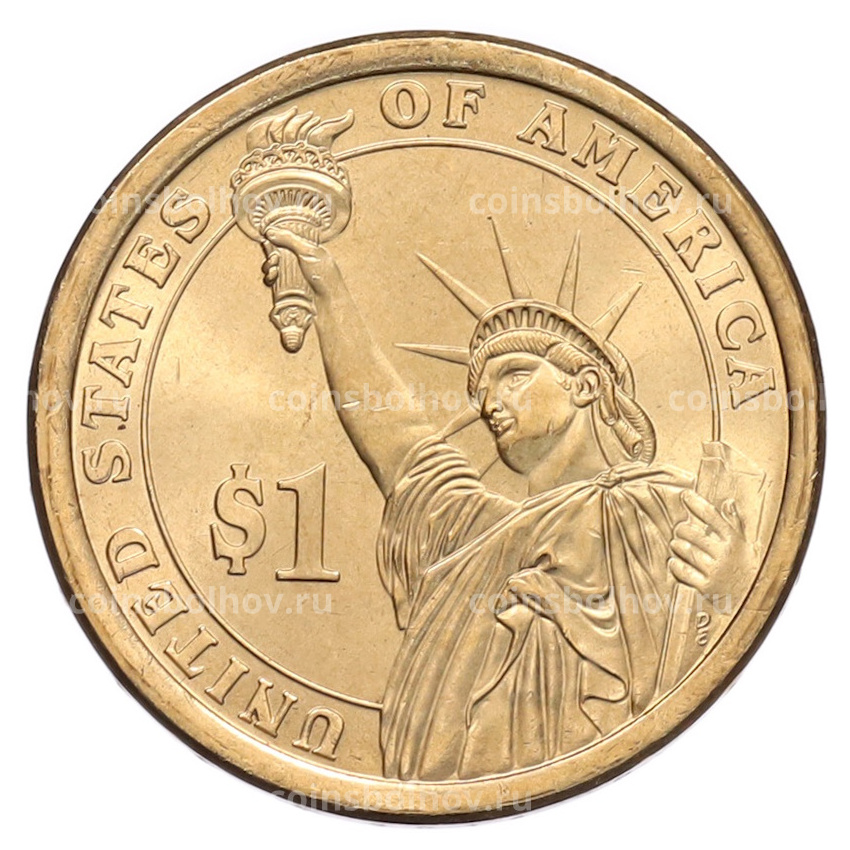 Монета 1 доллар 2014 года (Р) США «30-й президент США Калвин Кулидж» (вид 2)