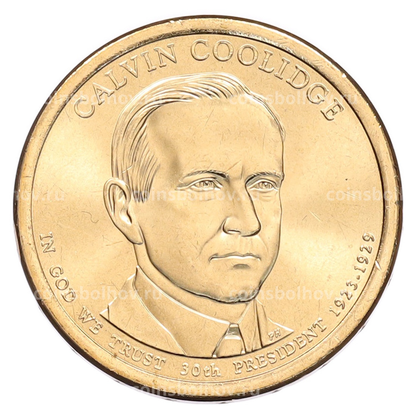 Монета 1 доллар 2014 года (Р) США «30-й президент США Калвин Кулидж»