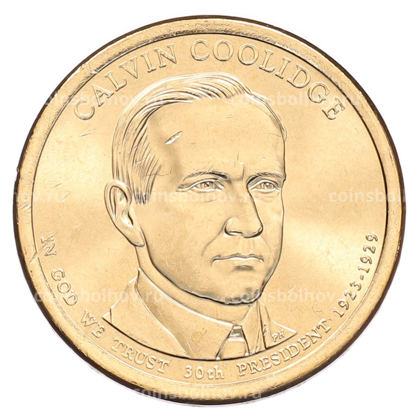 Монета 1 доллар 2014 года (Р) США «30-й президент США Калвин Кулидж»