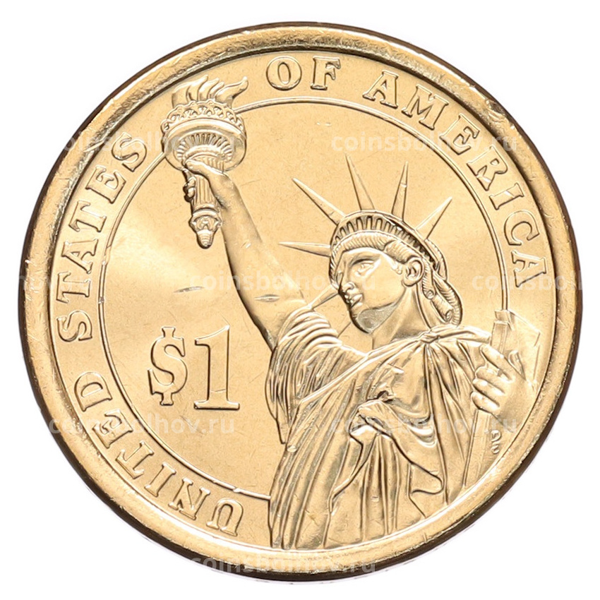 Монета 1 доллар 2014 года (Р) США «30-й президент США Калвин Кулидж» (вид 2)