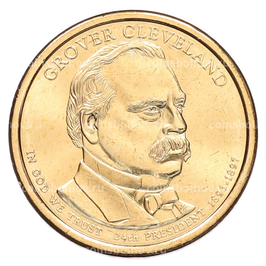 Монета 1 доллар 2012 года (D) США «24-й президент США Гровер Кливленд»