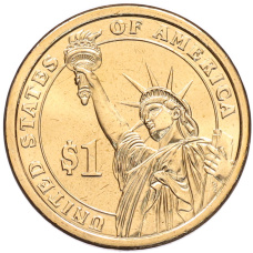 Монета 1 доллар 2012 года (D) США «24-й президент США Гровер Кливленд» (реверс)