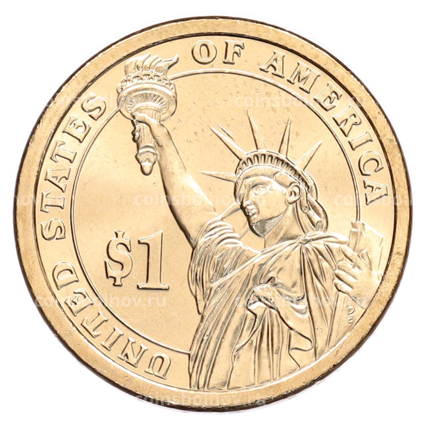 Монета 1 доллар 2012 года (Р) США «21-й президент США Честер Артур» (вид 2)