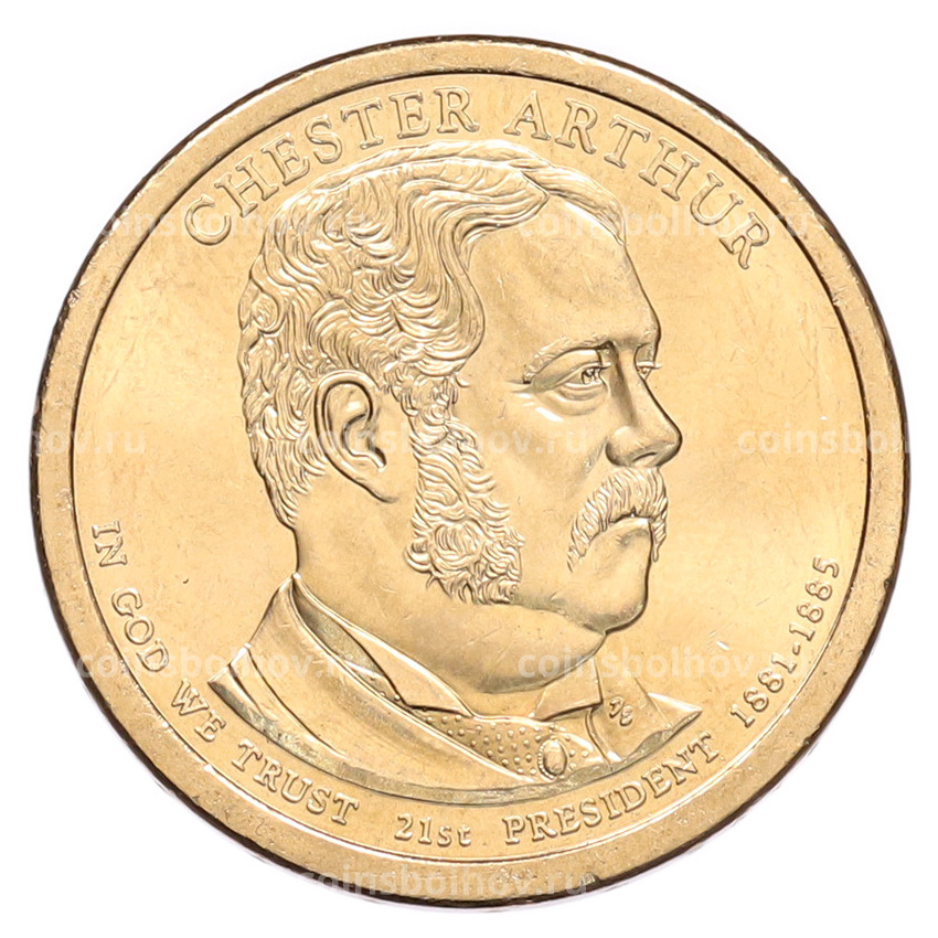 Монета 1 доллар 2012 года (Р) США «21-й президент США Честер Артур»