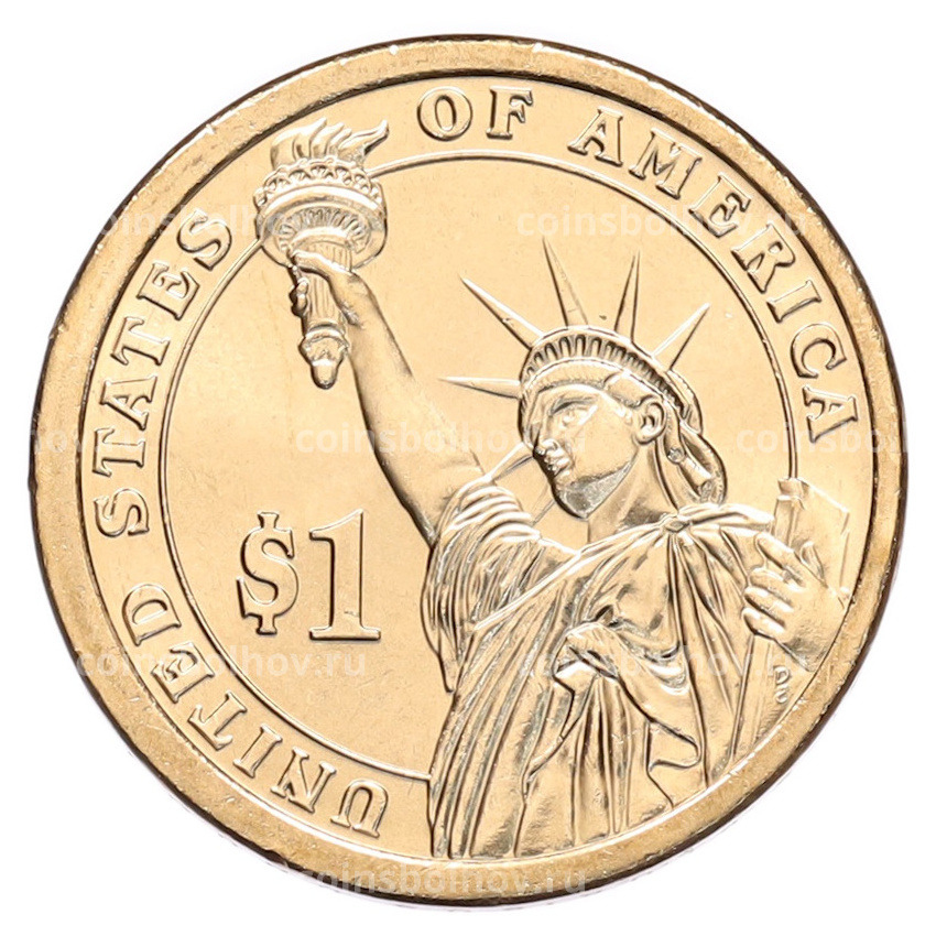 Монета 1 доллар 2012 года (Р) США «21-й президент США Честер Артур» (вид 2)