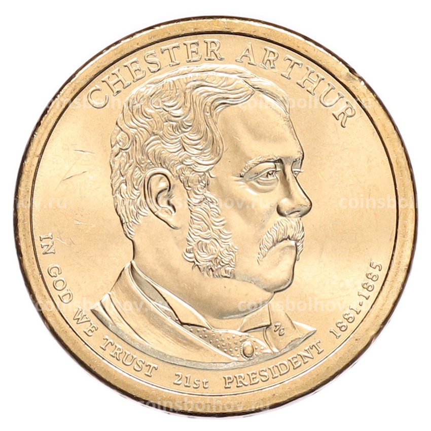 Монета 1 доллар 2012 года (Р) США «21-й президент США Честер Артур»