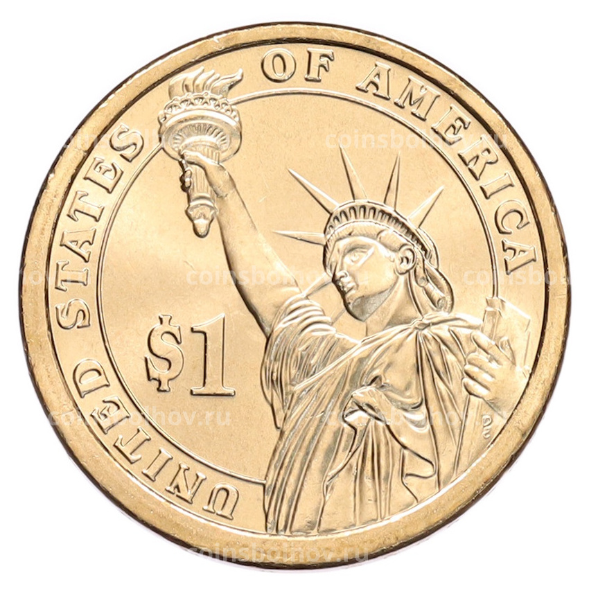 Монета 1 доллар 2012 года (Р) США «21-й президент США Честер Артур» (вид 2)