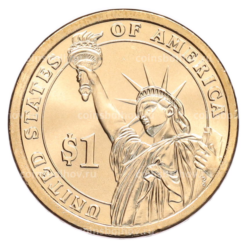 Монета 1 доллар 2012 года (Р) США «21-й президент США Честер Артур» (вид 2)