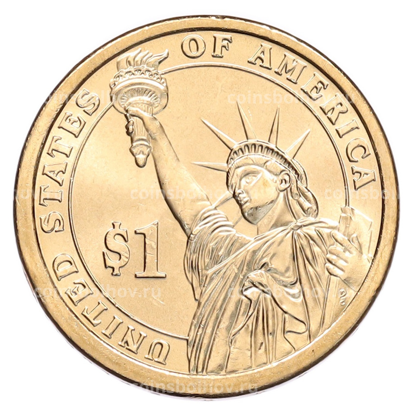 Монета 1 доллар 2012 года (Р) США «21-й президент США Честер Артур» (вид 2)