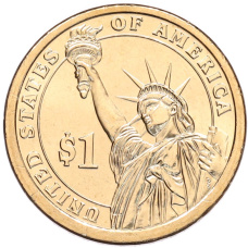 Монета 1 доллар 2012 года (Р) США «21-й президент США Честер Артур» (реверс)