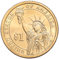 Монета 1 доллар 2012 года (Р) США «21-й президент США Честер Артур» (реверс)