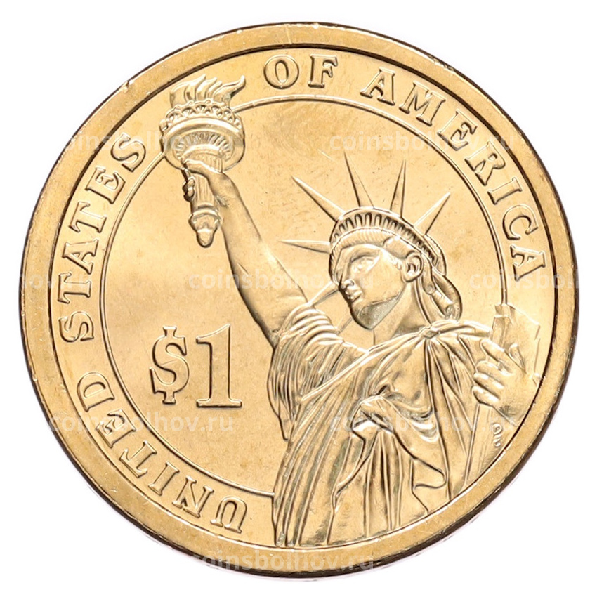 Монета 1 доллар 2012 года (Р) США «21-й президент США Честер Артур» (вид 2)