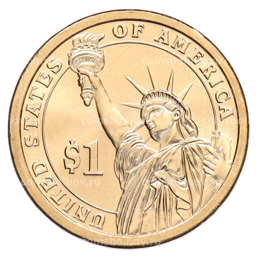 Монета 1 доллар 2012 года (Р) США «21-й президент США Честер Артур» (вид 2)