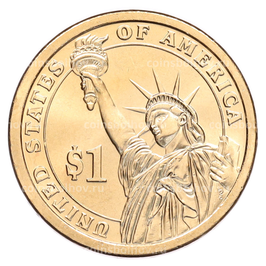 Монета 1 доллар 2012 года (Р) США «21-й президент США Честер Артур» (вид 2)