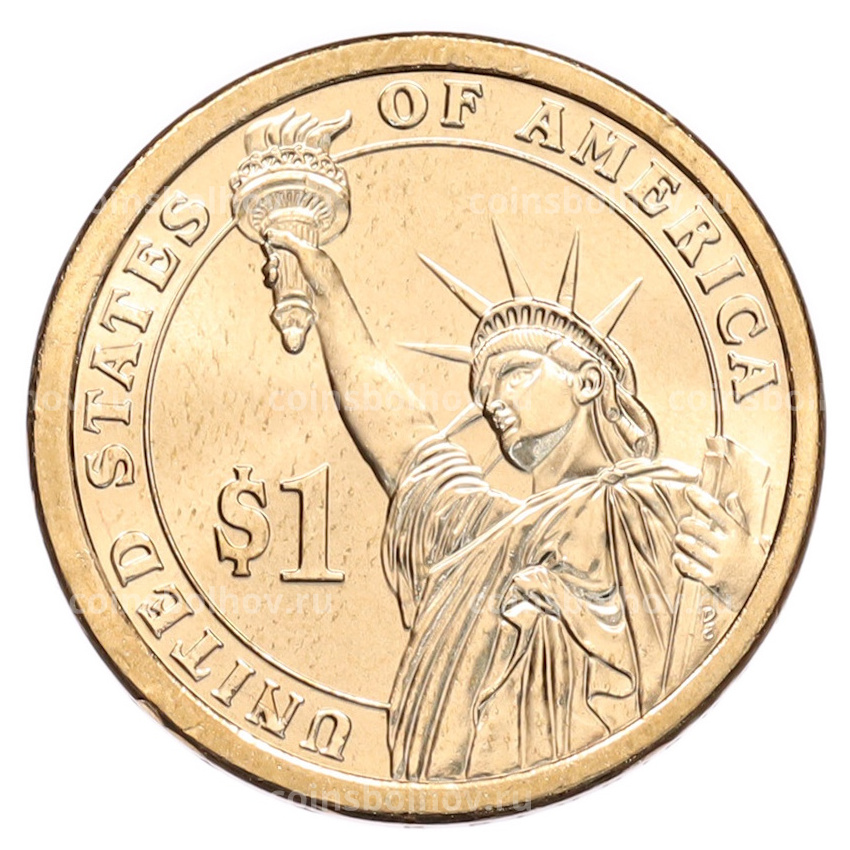 Монета 1 доллар 2012 года (Р) США «21-й президент США Честер Артур» (вид 2)