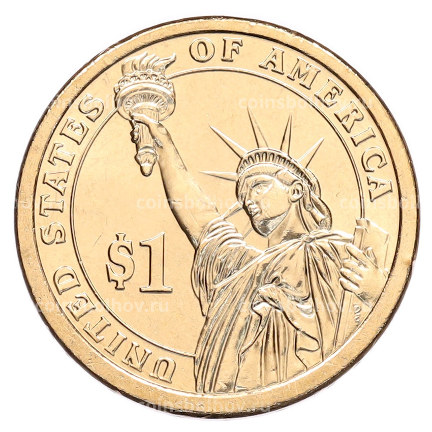 Монета 1 доллар 2012 года (Р) США «21-й президент США Честер Артур» (вид 2)