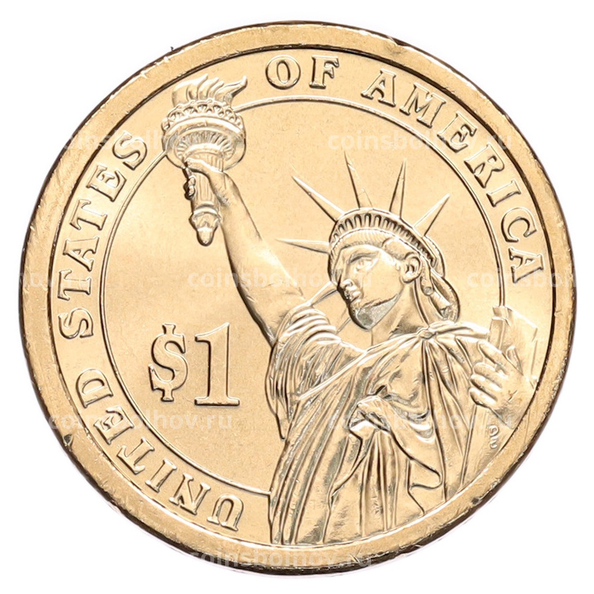 Монета 1 доллар 2012 года (Р) США «21-й президент США Честер Артур» (вид 2)