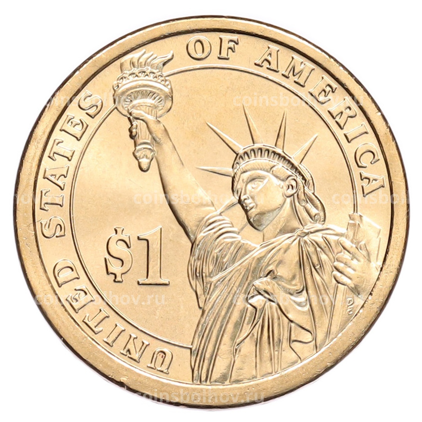 Монета 1 доллар 2012 года (Р) США «21-й президент США Честер Артур» (вид 2)