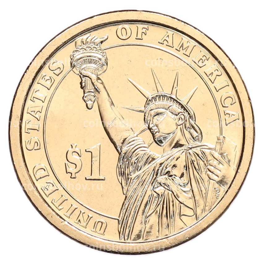 Монета 1 доллар 2012 года (Р) США «24-й президент США Гровер Кливленд» (вид 2)