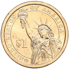 Монета 1 доллар 2012 года (Р) США «24-й президент США Гровер Кливленд» (реверс)