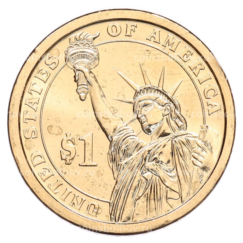 Монета 1 доллар 2012 года (Р) США «24-й президент США Гровер Кливленд» (вид 2)