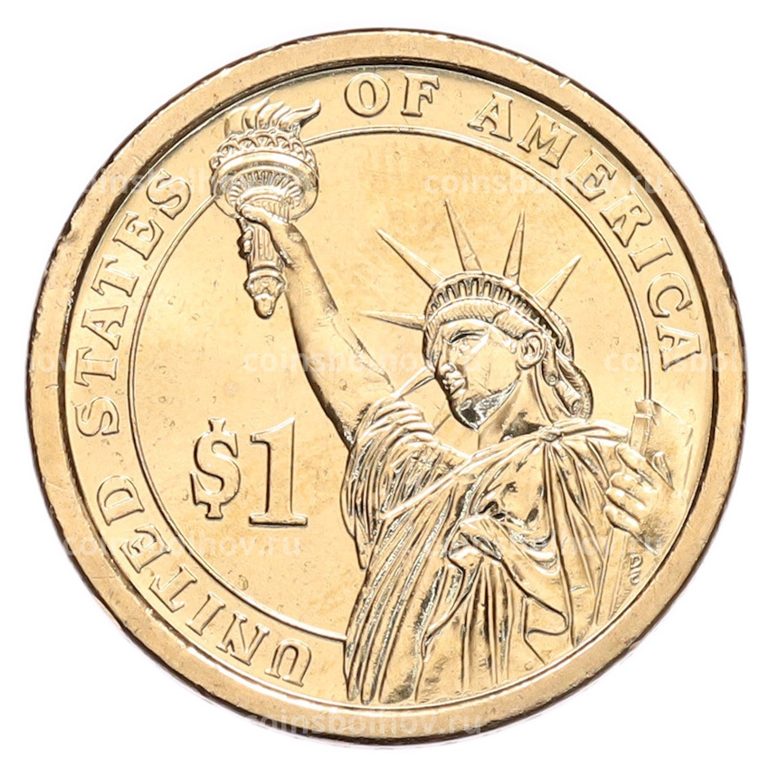 Монета 1 доллар 2012 года (Р) США «24-й президент США Гровер Кливленд» (вид 2)