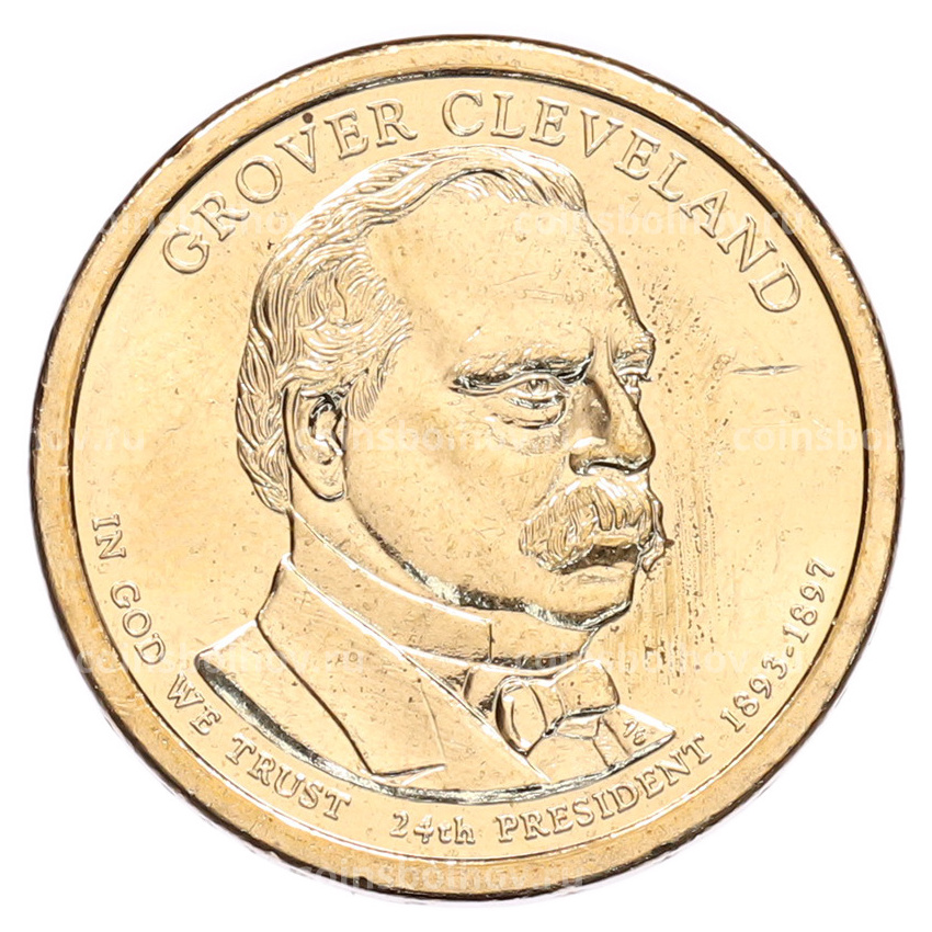 Монета 1 доллар 2012 года (Р) США «24-й президент США Гровер Кливленд»