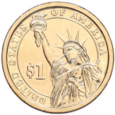 Монета 1 доллар 2012 года (Р) США «24-й президент США Гровер Кливленд» (реверс)