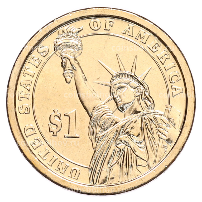 Монета 1 доллар 2012 года (Р) США «24-й президент США Гровер Кливленд» (вид 2)