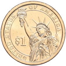 Монета 1 доллар 2012 года (Р) США «24-й президент США Гровер Кливленд» (реверс)