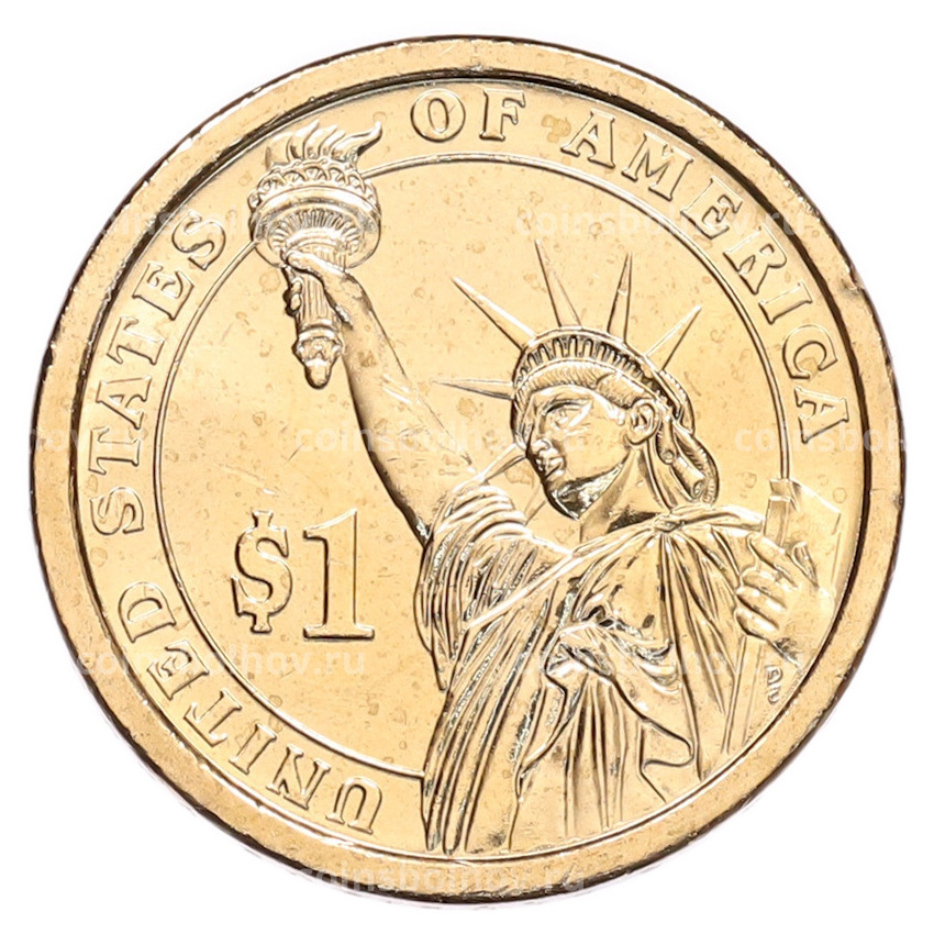 Монета 1 доллар 2012 года (Р) США «24-й президент США Гровер Кливленд» (вид 2)