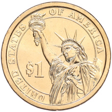 Монета 1 доллар 2012 года (Р) США «24-й президент США Гровер Кливленд» (реверс)