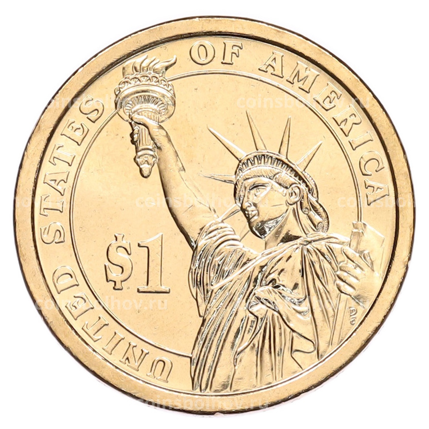 Монета 1 доллар 2012 года (Р) США «24-й президент США Гровер Кливленд» (вид 2)