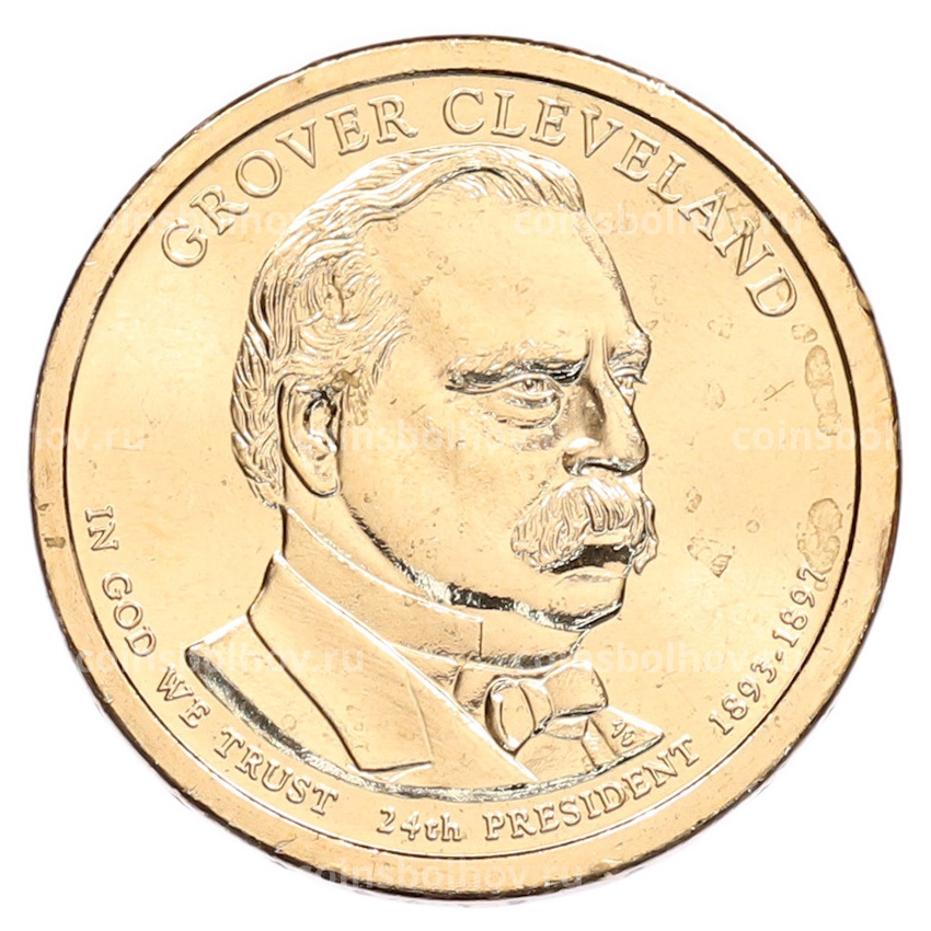 Монета 1 доллар 2012 года (Р) США «24-й президент США Гровер Кливленд»