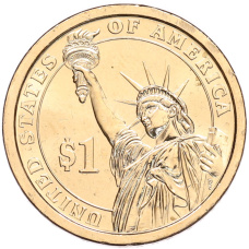 Монета 1 доллар 2012 года (Р) США «24-й президент США Гровер Кливленд» (реверс)