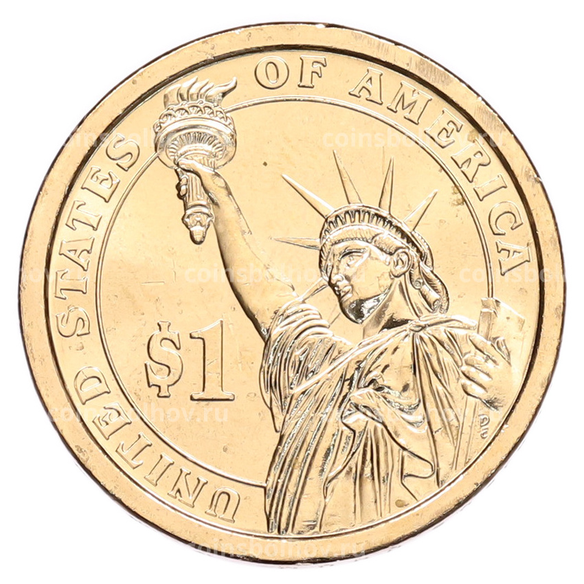 Монета 1 доллар 2012 года (Р) США «24-й президент США Гровер Кливленд» (вид 2)