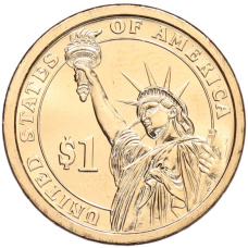 Монета 1 доллар 2012 года (Р) США «24-й президент США Гровер Кливленд» (реверс)