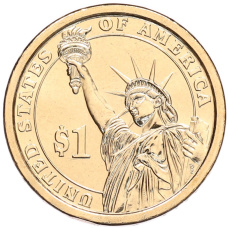 Монета 1 доллар 2012 года (Р) США «24-й президент США Гровер Кливленд» (реверс)