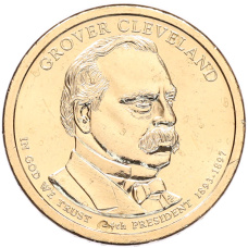 Монета 1 доллар 2012 года (Р) США «24-й президент США Гровер Кливленд» (аверс)