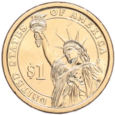 Монета 1 доллар 2012 года (Р) США «24-й президент США Гровер Кливленд» (реверс)