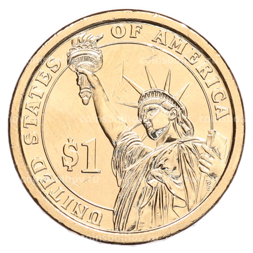 Монета 1 доллар 2012 года (Р) США «24-й президент США Гровер Кливленд» (вид 2)