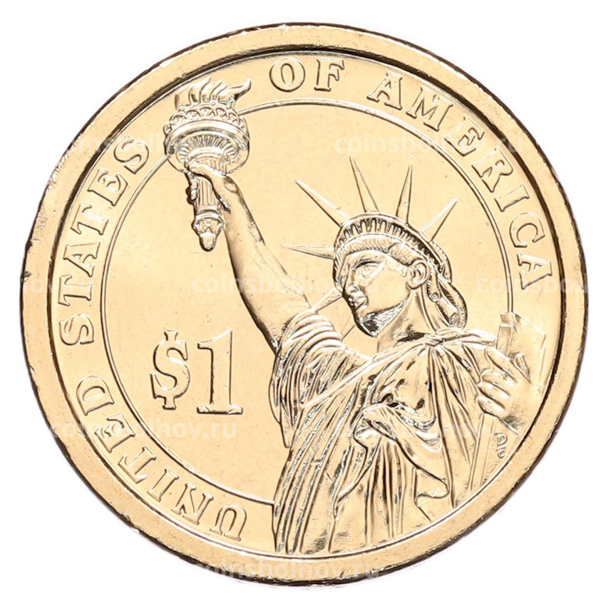 Монета 1 доллар 2012 года (Р) США «24-й президент США Гровер Кливленд» (вид 2)