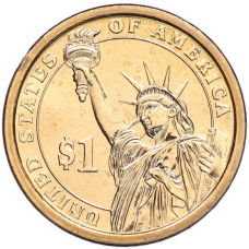 Монета 1 доллар 2012 года (Р) США «24-й президент США Гровер Кливленд» (реверс)