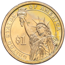 Монета 1 доллар 2012 года (Р) США «24-й президент США Гровер Кливленд» (реверс)