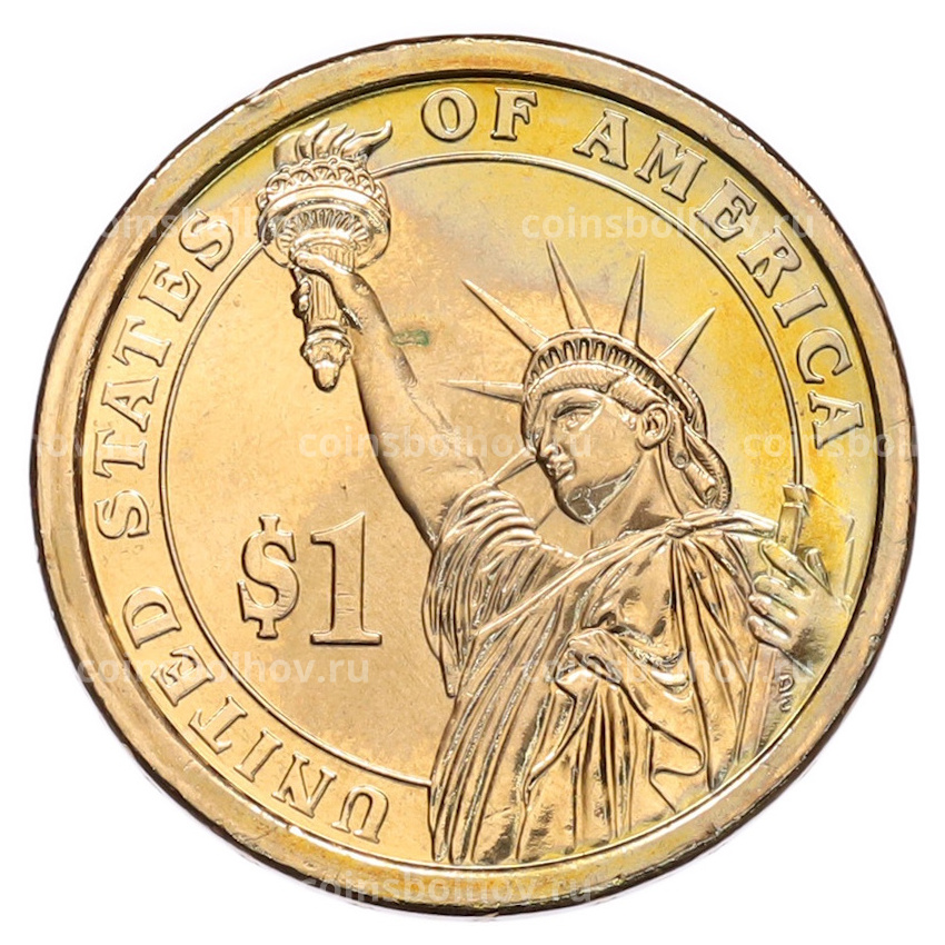 Монета 1 доллар 2012 года (Р) США «24-й президент США Гровер Кливленд» (вид 2)