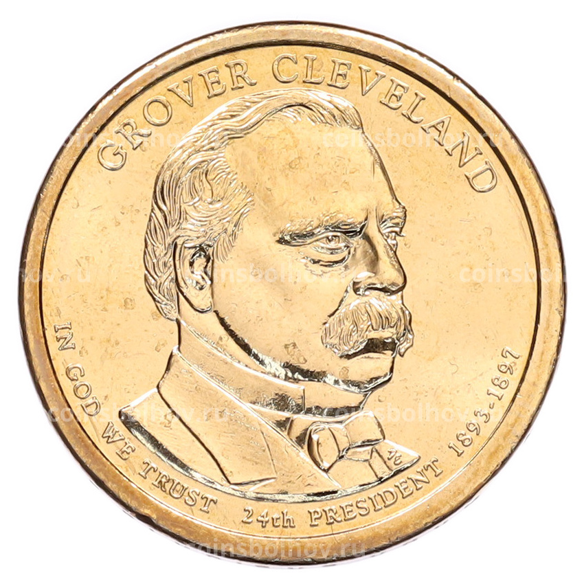 Монета 1 доллар 2012 года (Р) США «24-й президент США Гровер Кливленд»